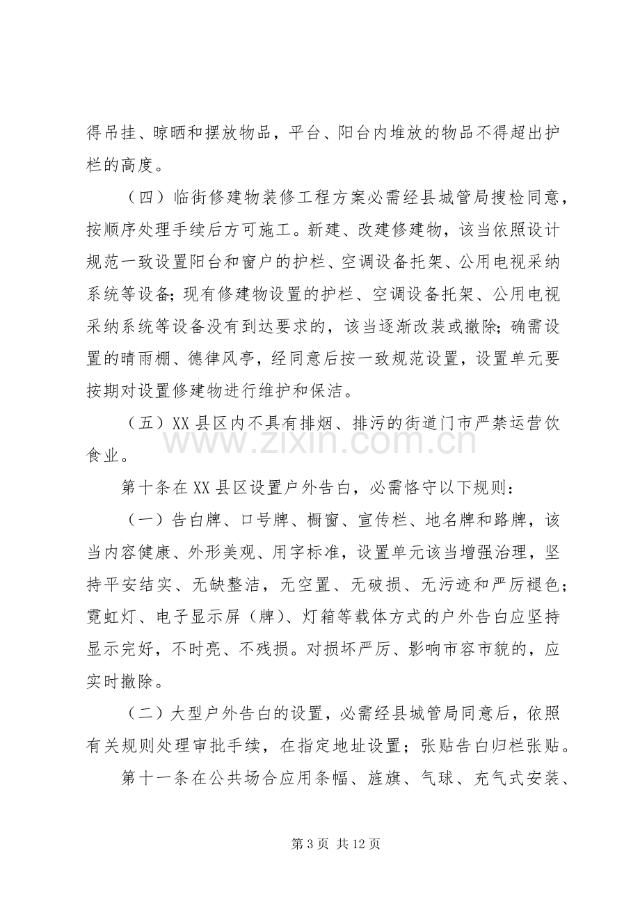 市容市貌和环境卫生管治实施方案.docx_第3页