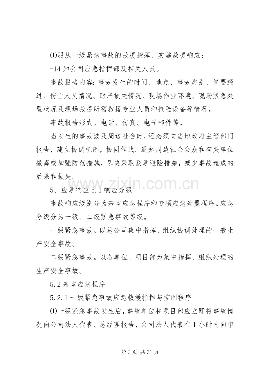 重大生产安全事故应急处置预案.docx_第3页