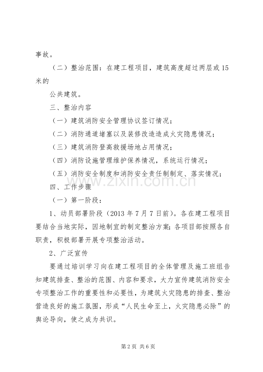 消防安全专项整治方案.docx_第2页