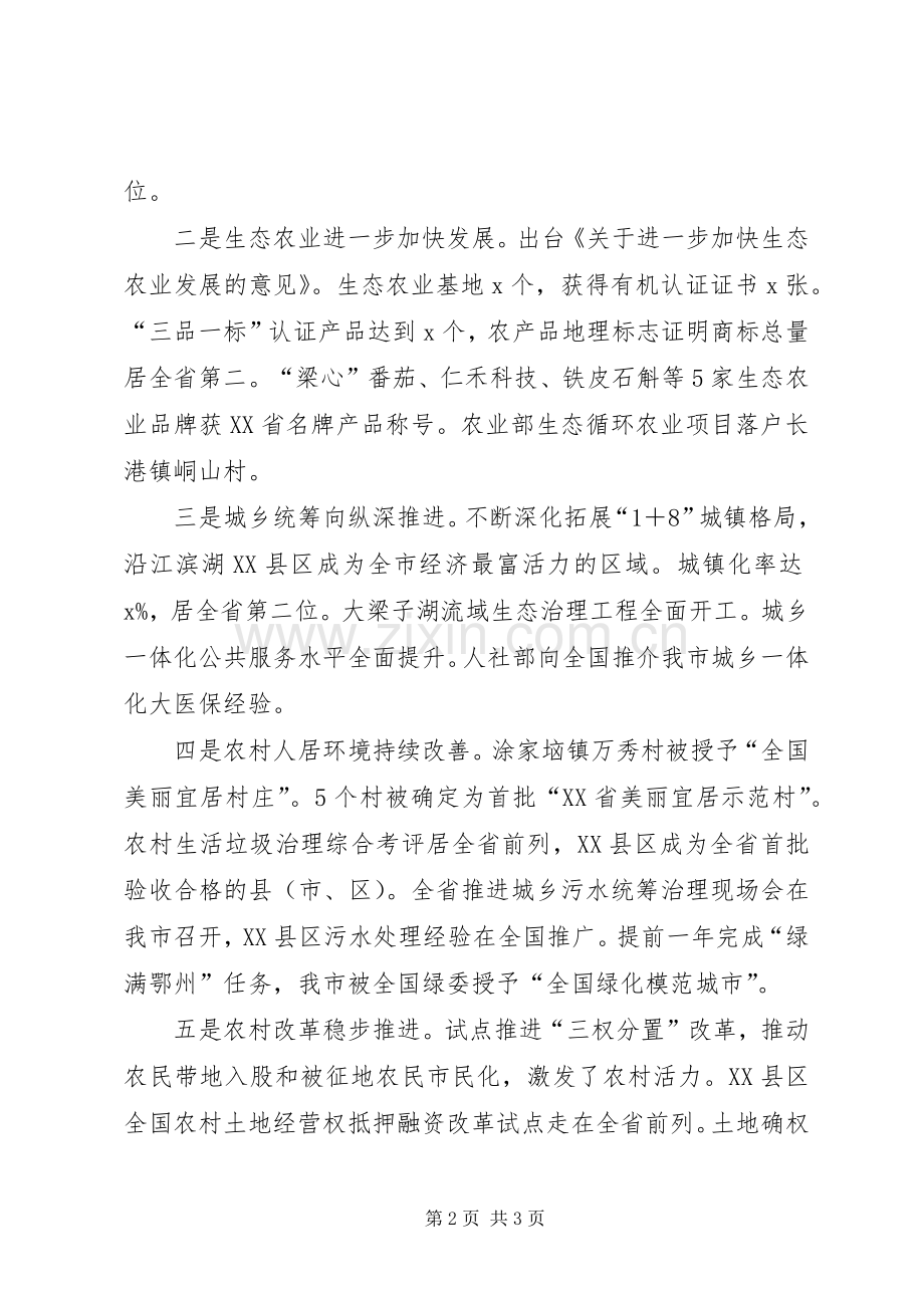 全市农村工作暨扶贫工作会议发言.docx_第2页