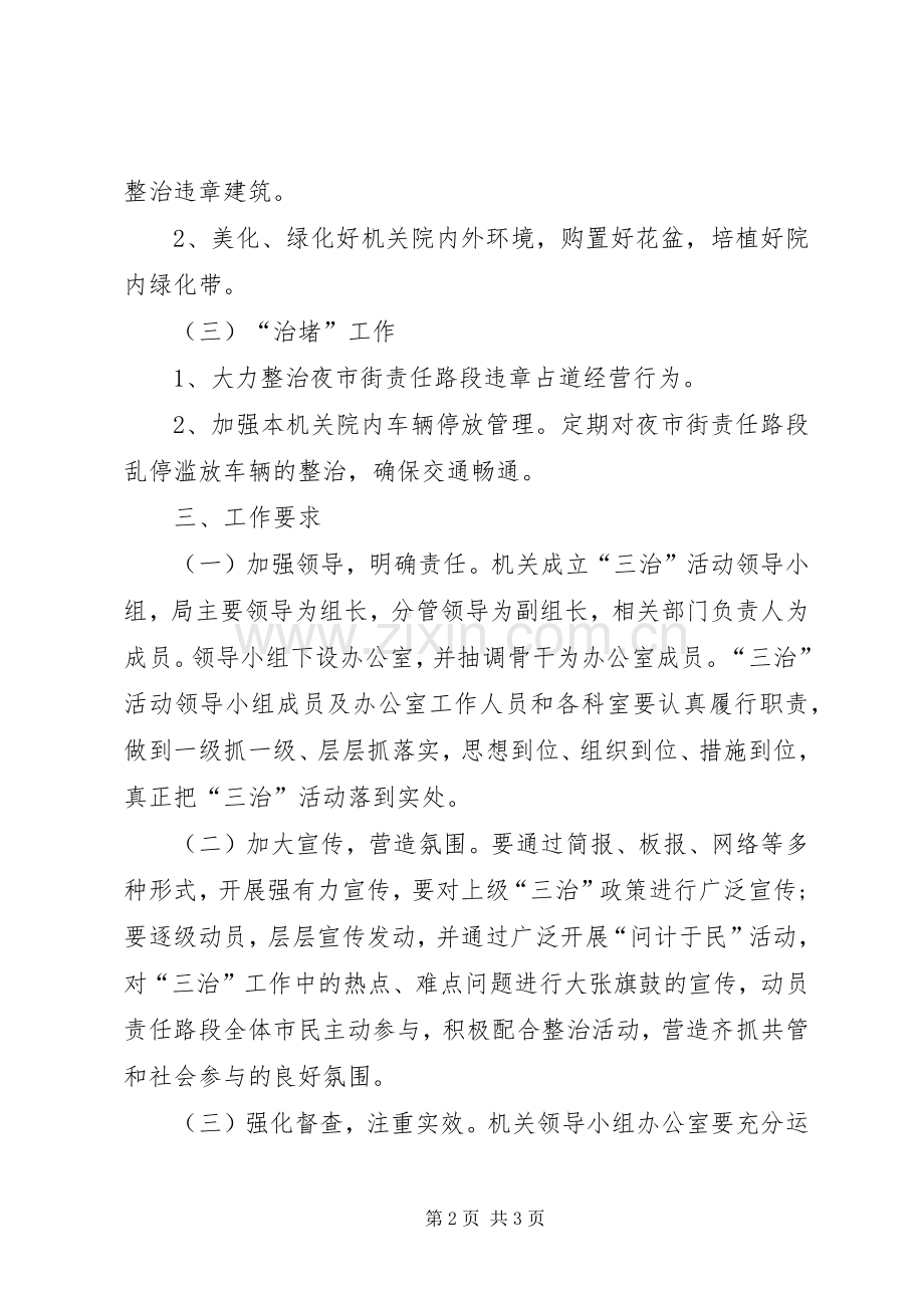 畜牧局治脏治乱治堵工作实施方案.docx_第2页