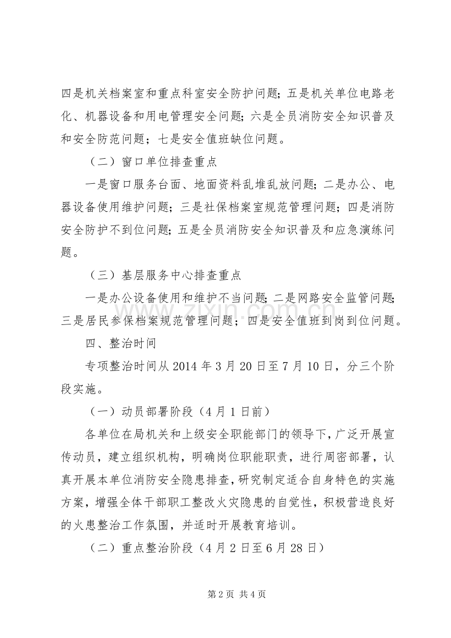 XX年消防安全专项整治实施方案.docx_第2页