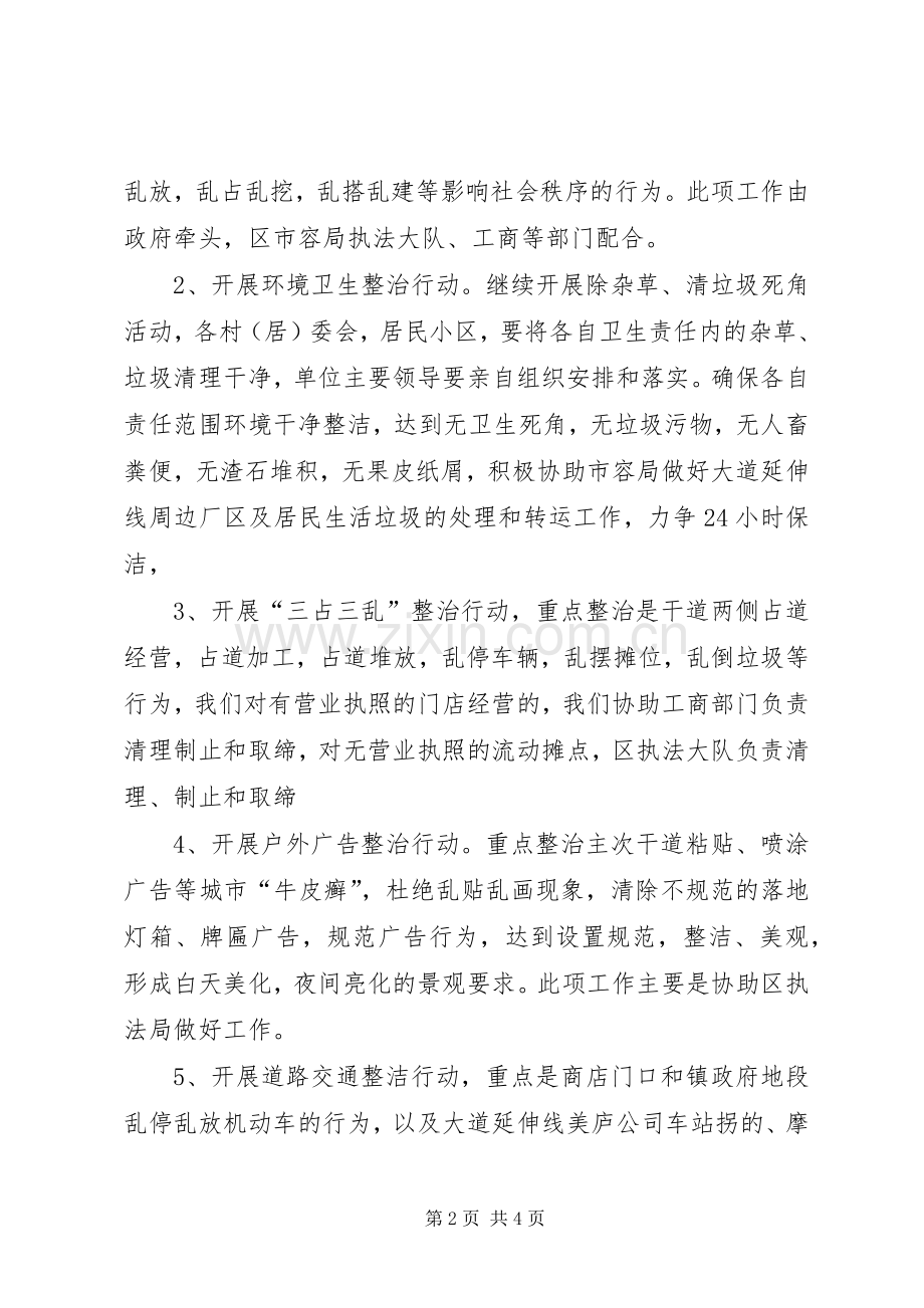 市容环境集中整治实施方案.docx_第2页