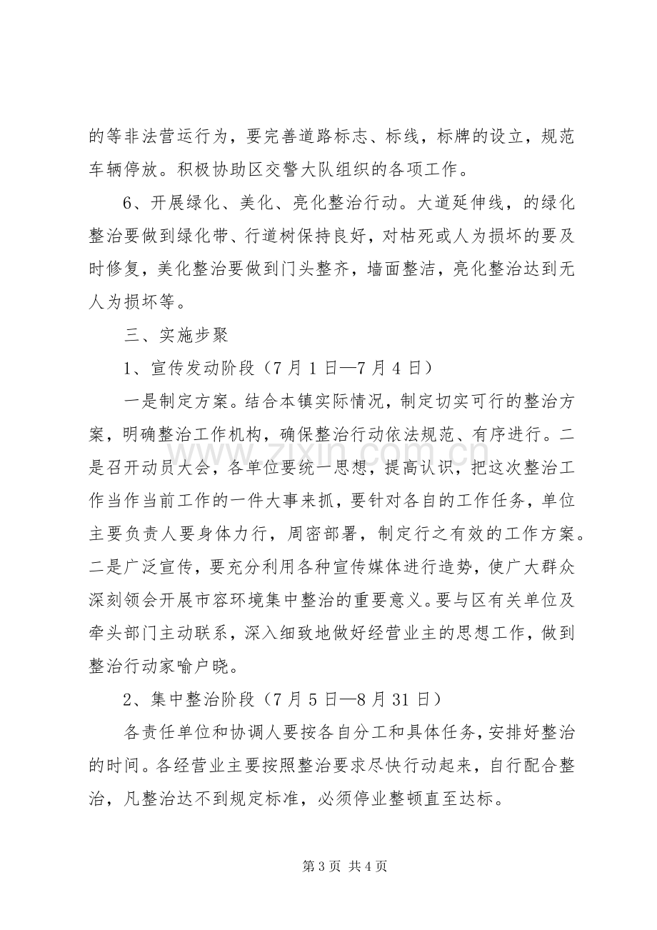 市容环境集中整治实施方案.docx_第3页