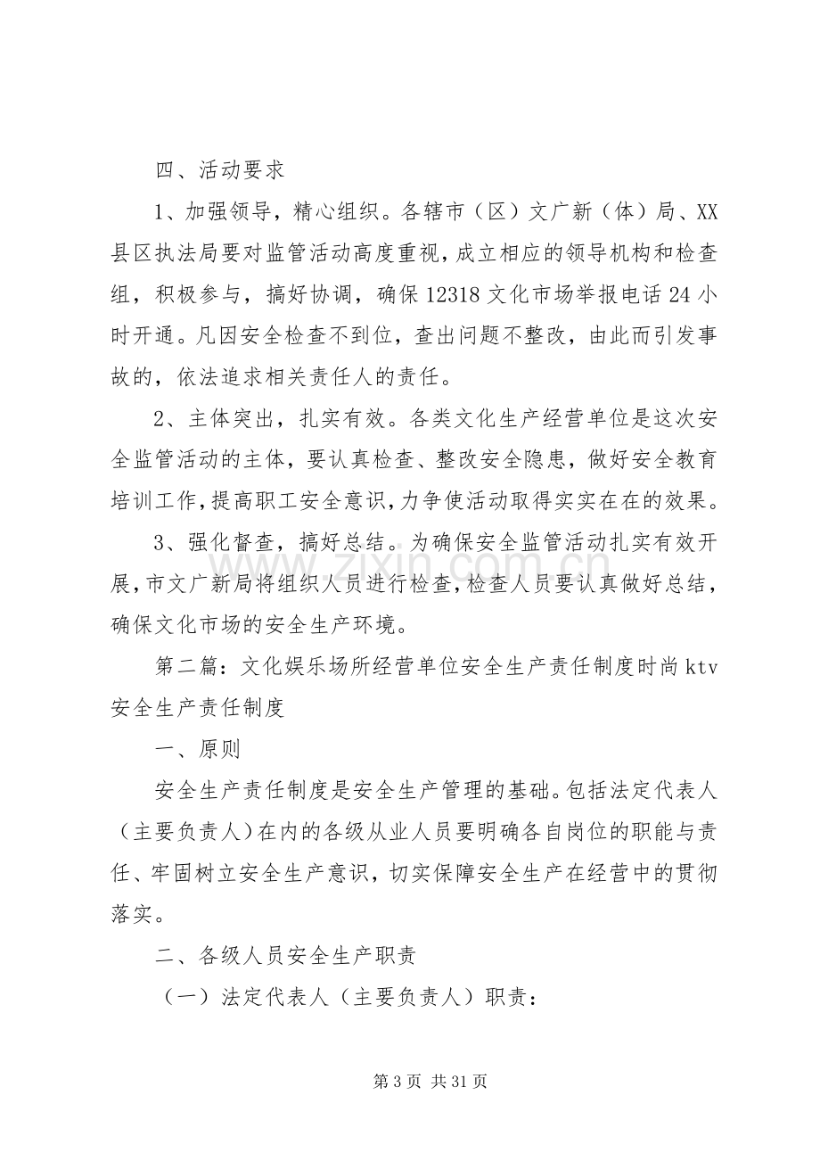 XX年文化生产和经营场所安全检查实施方案.docx_第3页