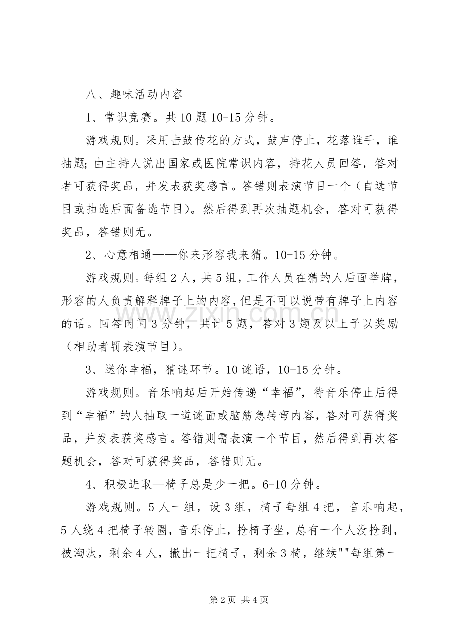 医院三八节优惠活动实施方案 .docx_第2页