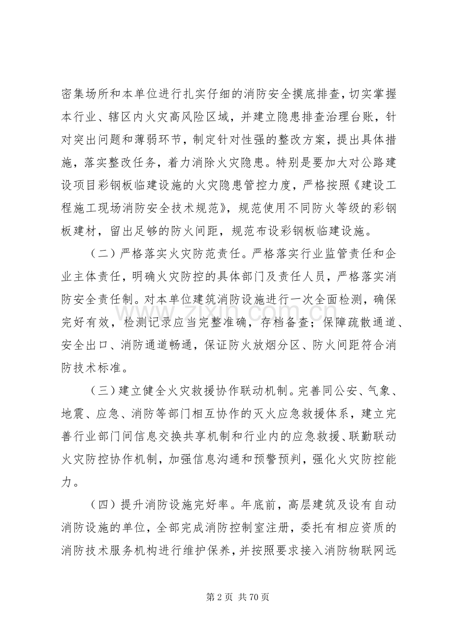 XX年冬春火灾防控工作实施方案八篇.docx_第2页