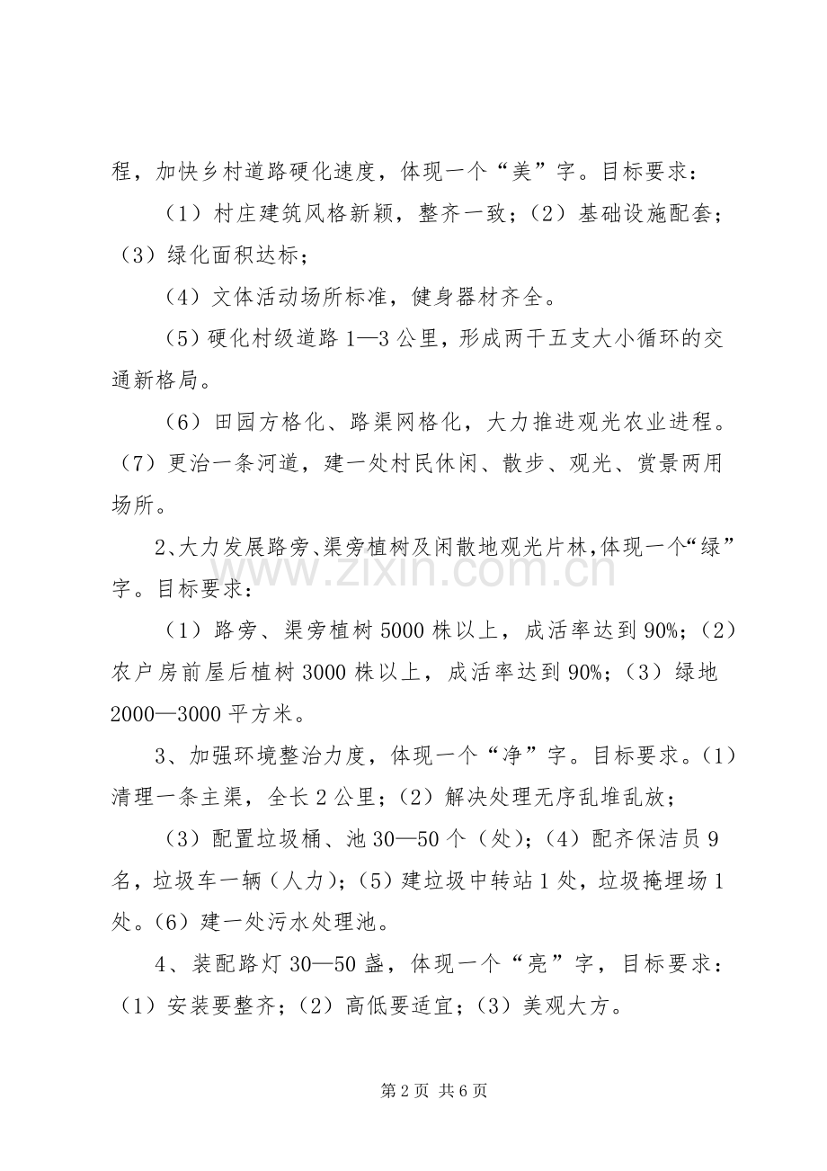 美丽乡村建设行宣传实施方案 .docx_第2页