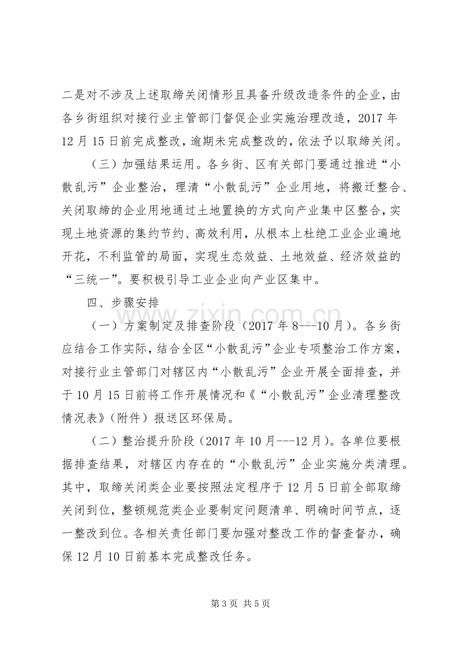 集中整治小散乱污企业实施方案.docx_第3页