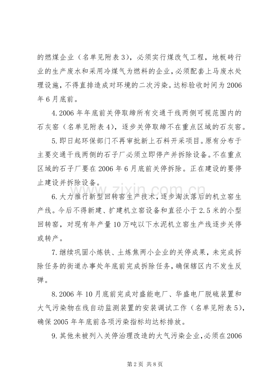 XX市交通局大气污染专项治理工作方案 .docx_第2页