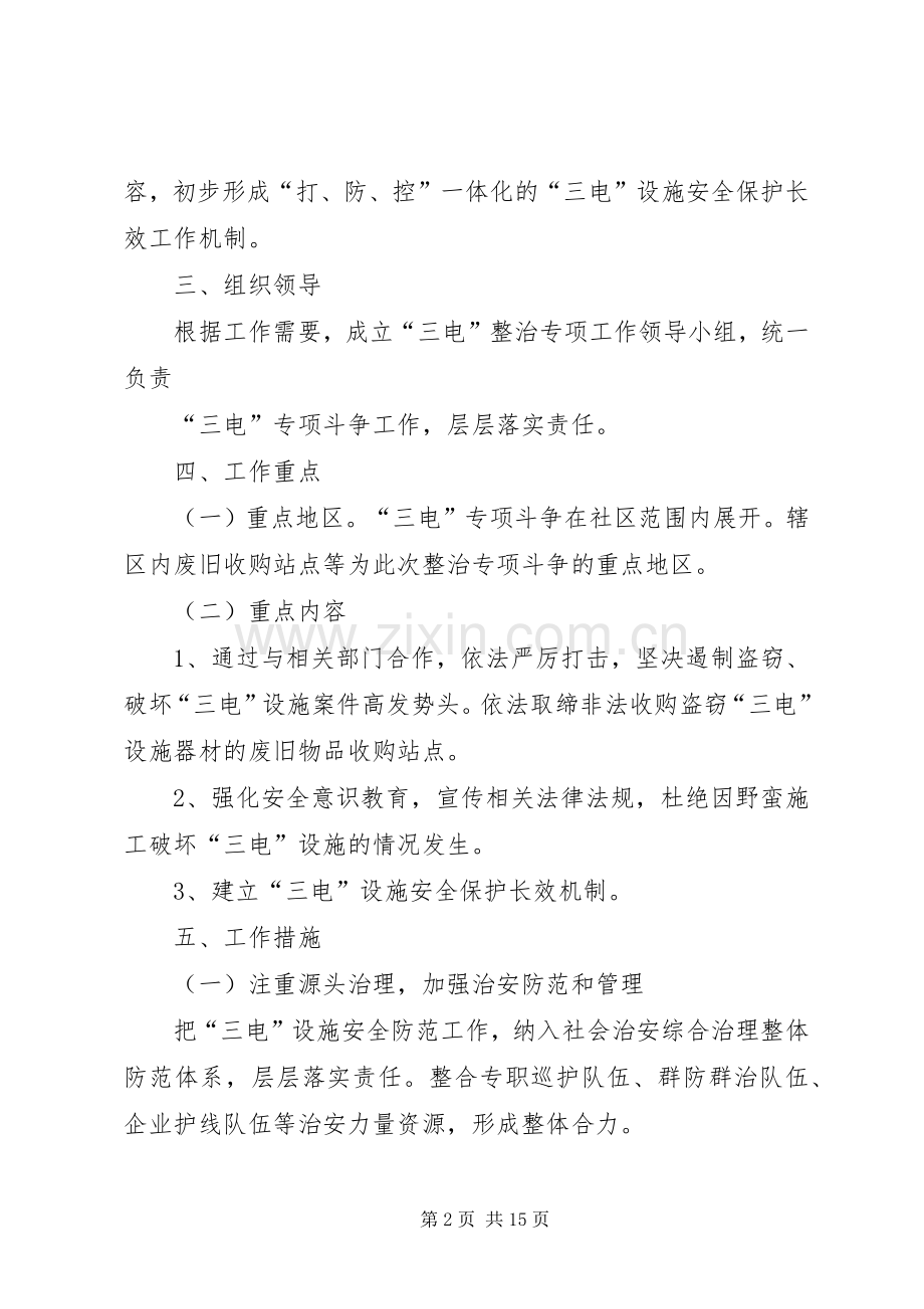 XX社区三电整治工作实施方案.docx_第2页