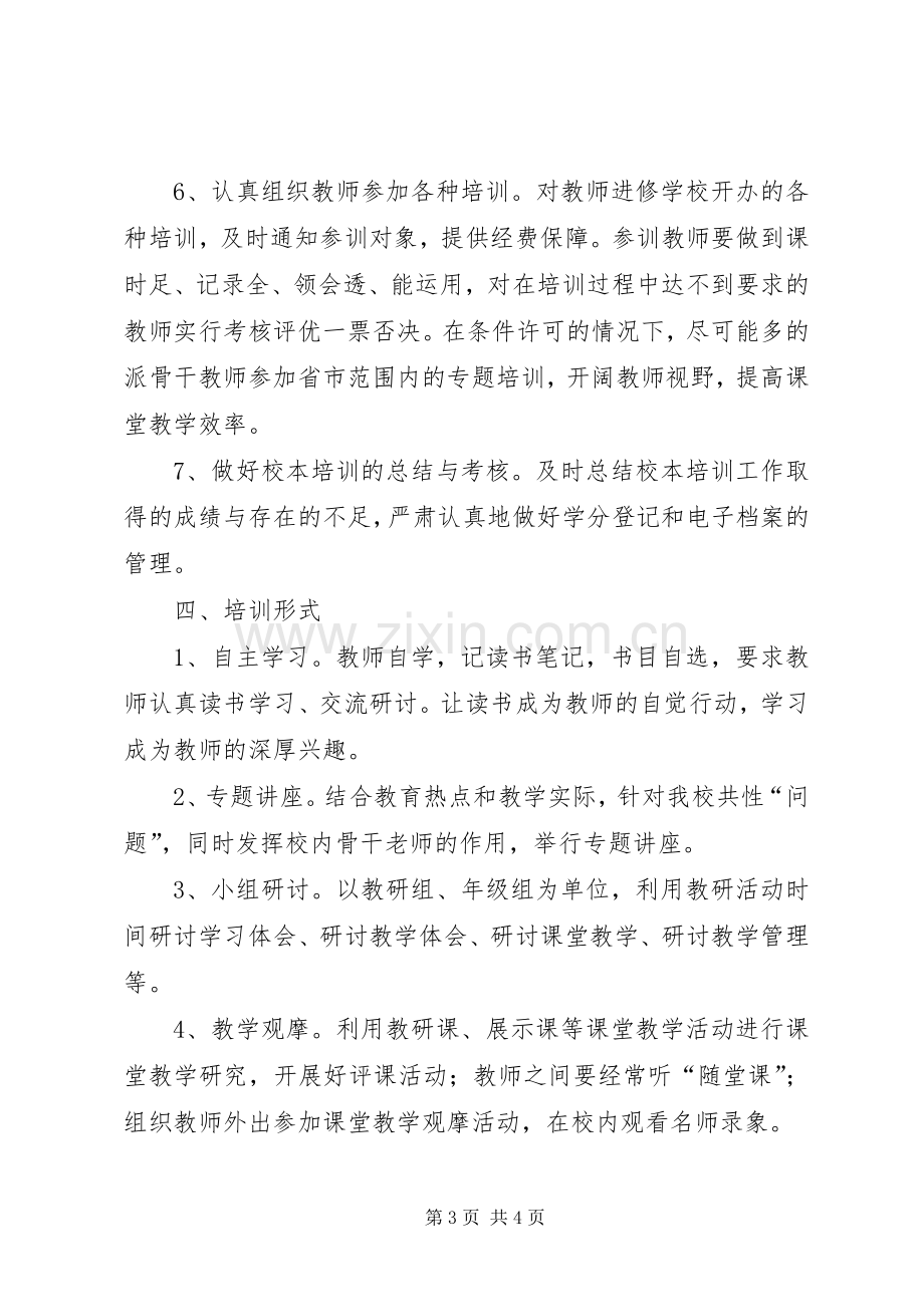 学校本培训活动实施方案 .docx_第3页