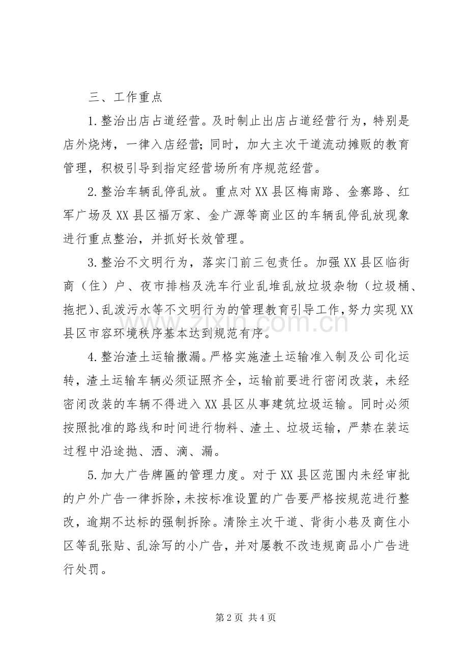 市容环境集中整治月专项方案.docx_第2页