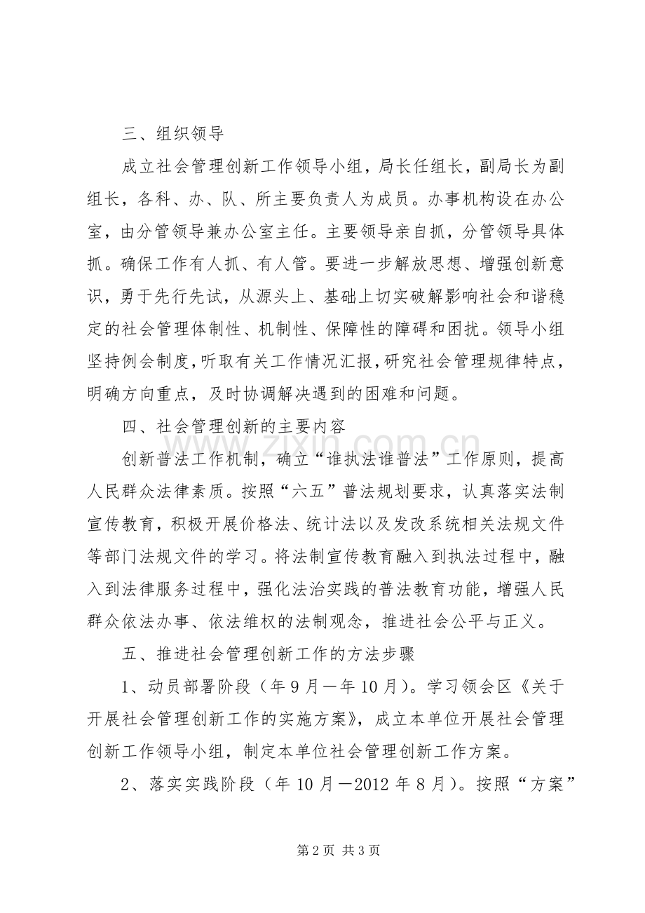 发改局社管创新工作实施方案.docx_第2页