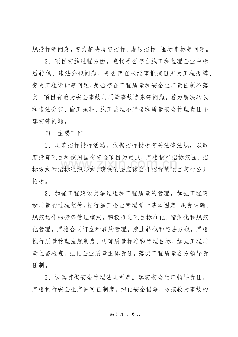 关于开展工程建设领域突出问题专项治理工作的方案.docx_第3页