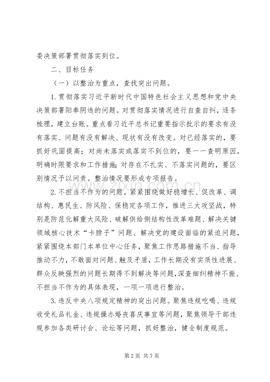 主题教育问题检视整改实施方案 .docx_第2页