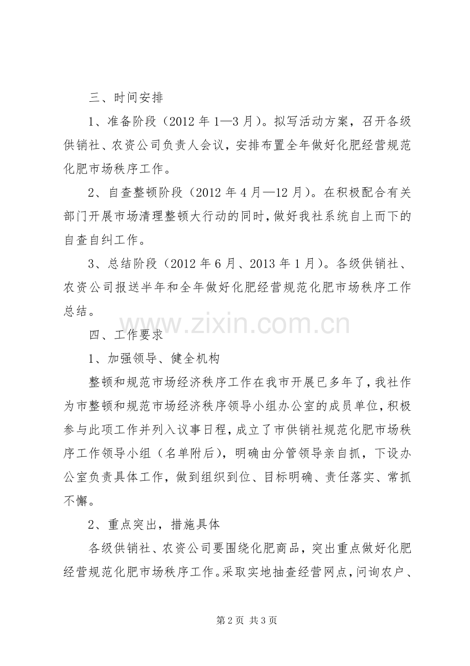 化肥市场秩序整治实施方案.docx_第2页