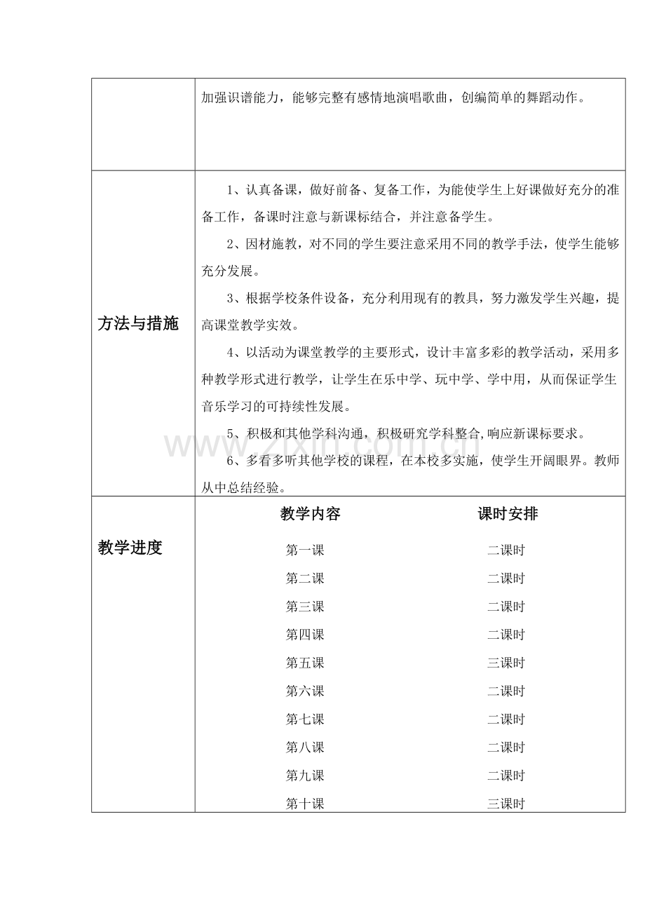 四年级音乐上学期教学计划.doc_第2页