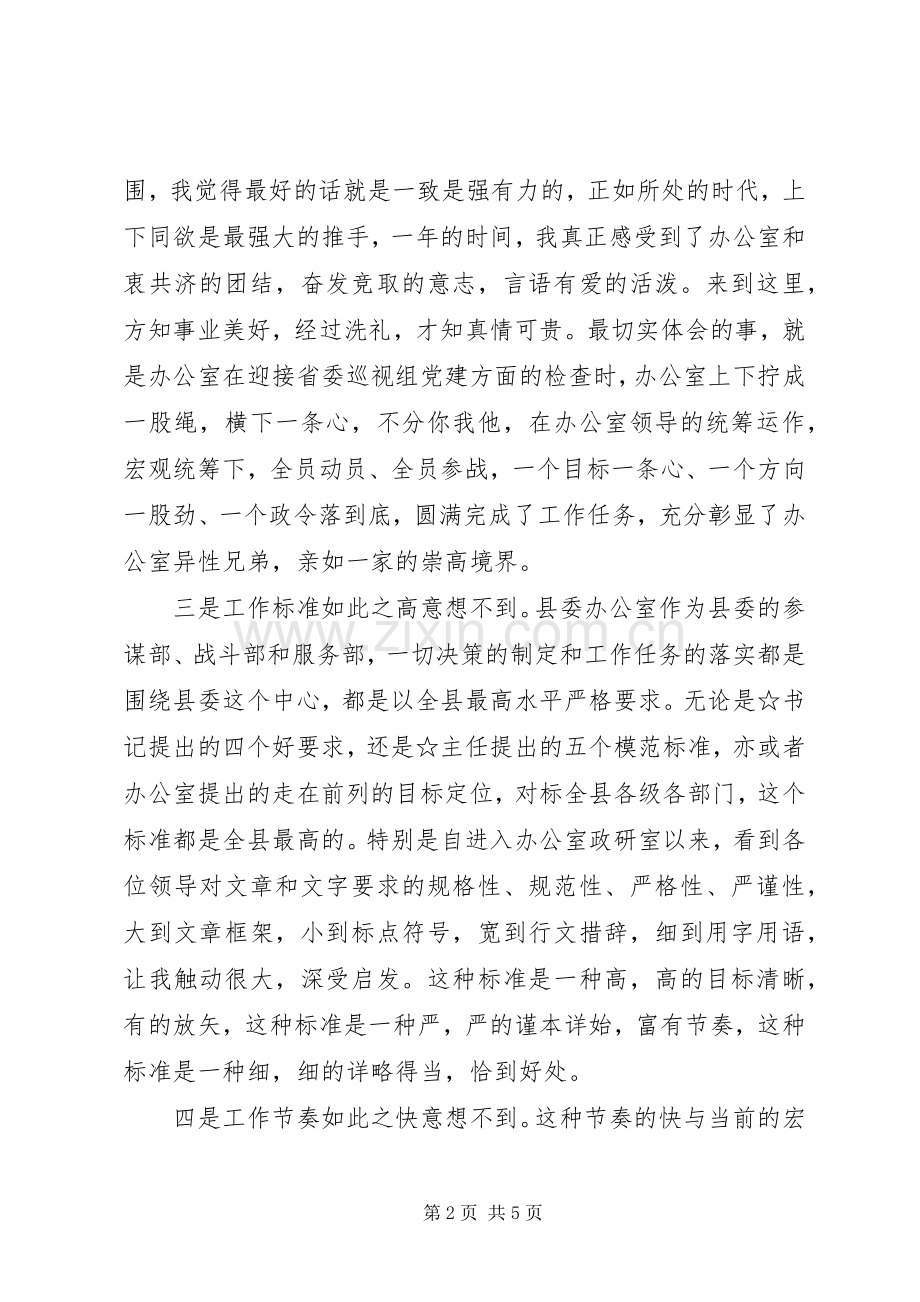 县委办公室青年干部座谈会发言材料.docx_第2页