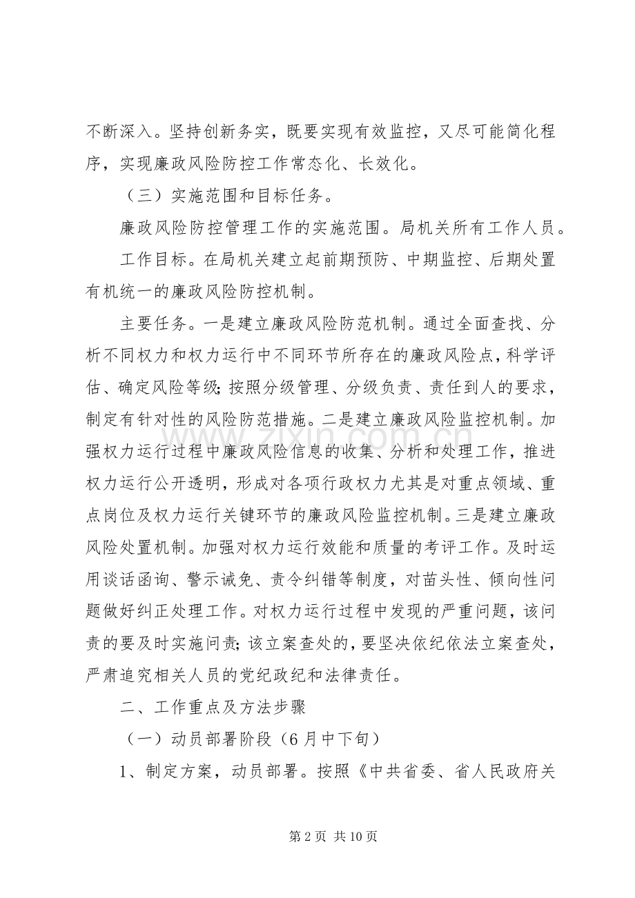 安监局廉政管理实施方案.docx_第2页