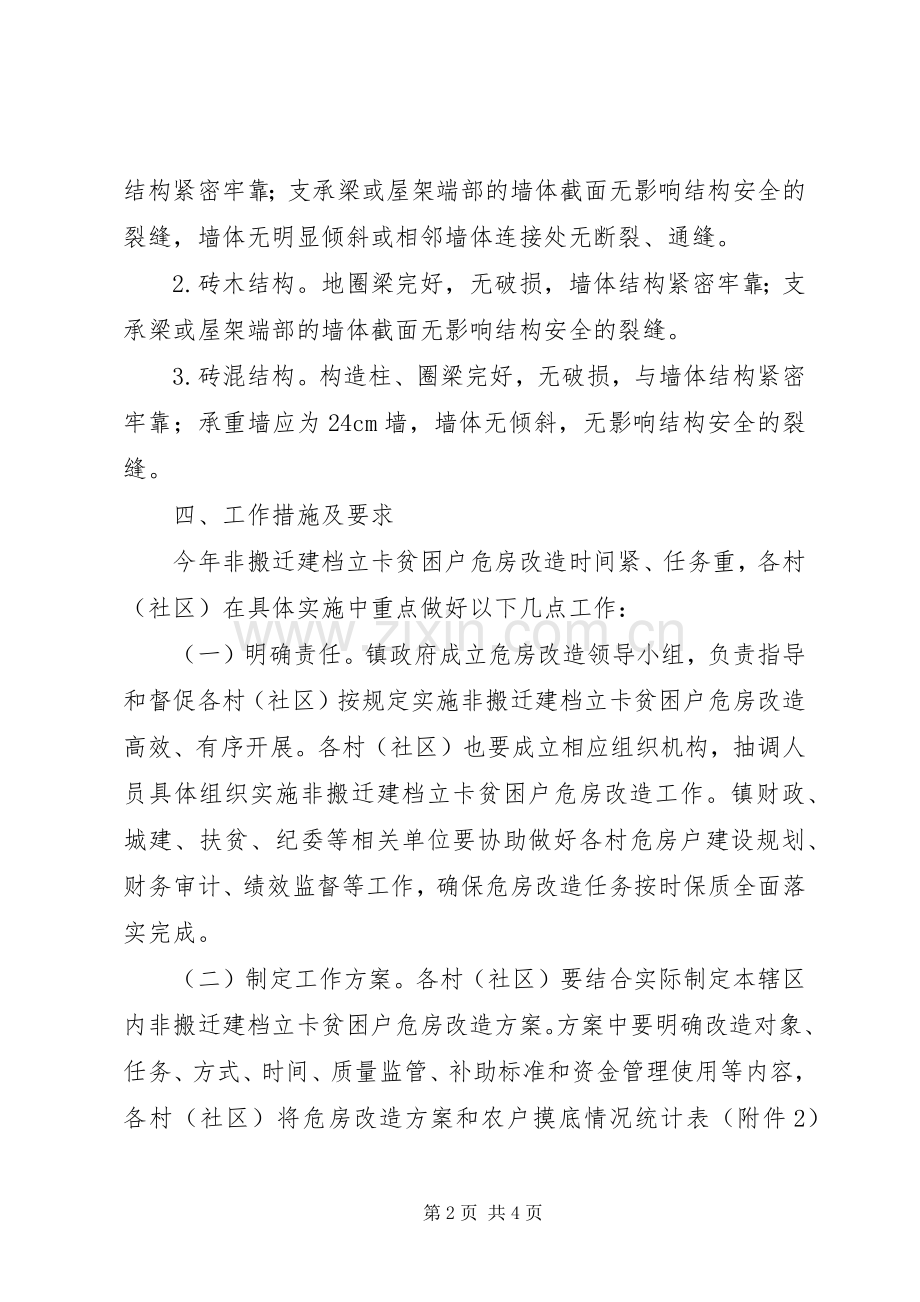 XX年贫困户危房改造工作方案.docx_第2页