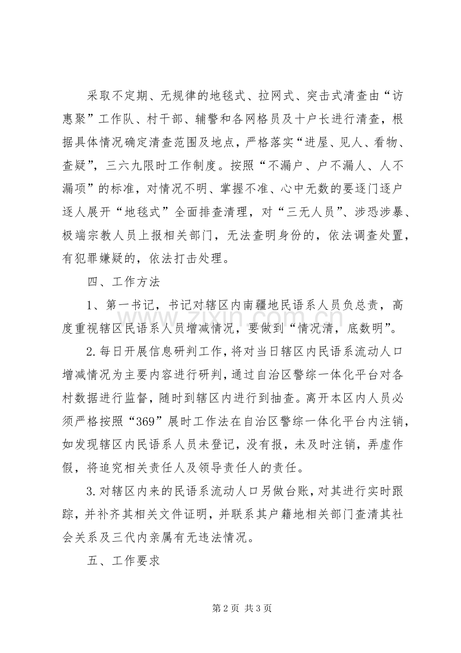 民语系流动人口管理实施方案.docx_第2页