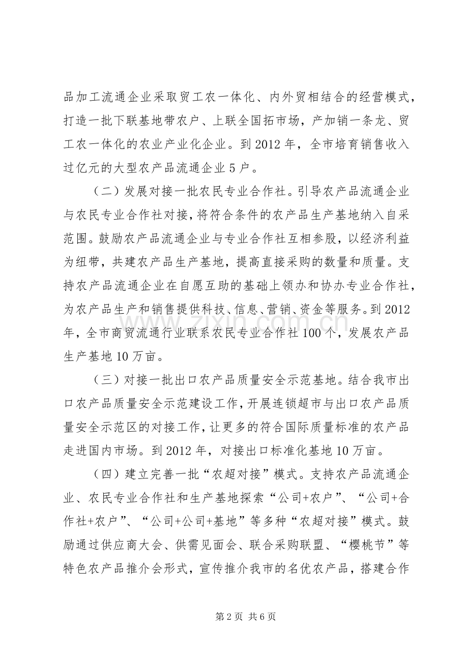 农超对接指导实施方案.docx_第2页