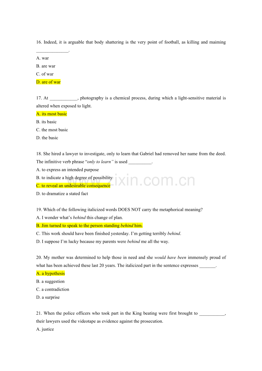 2022年度英语专四真题与参考答案.doc_第2页