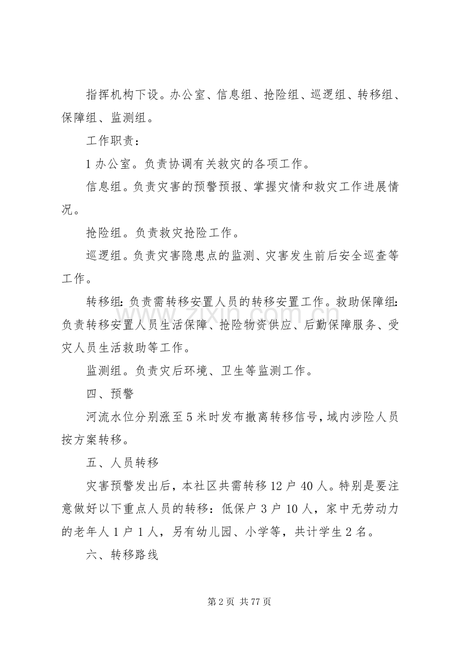 社区(村委会)自然灾害救助应急处置预案.docx_第2页