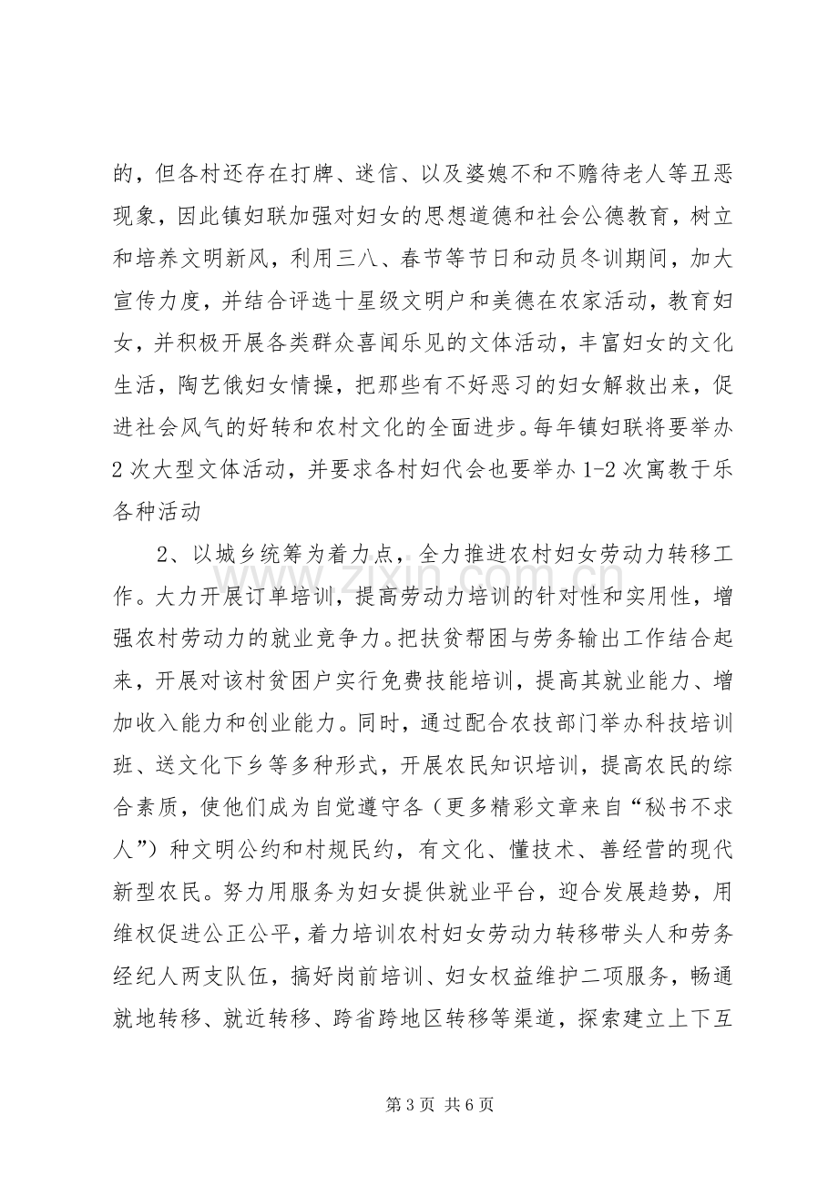 乡镇妇联新农村建设方案 .docx_第3页