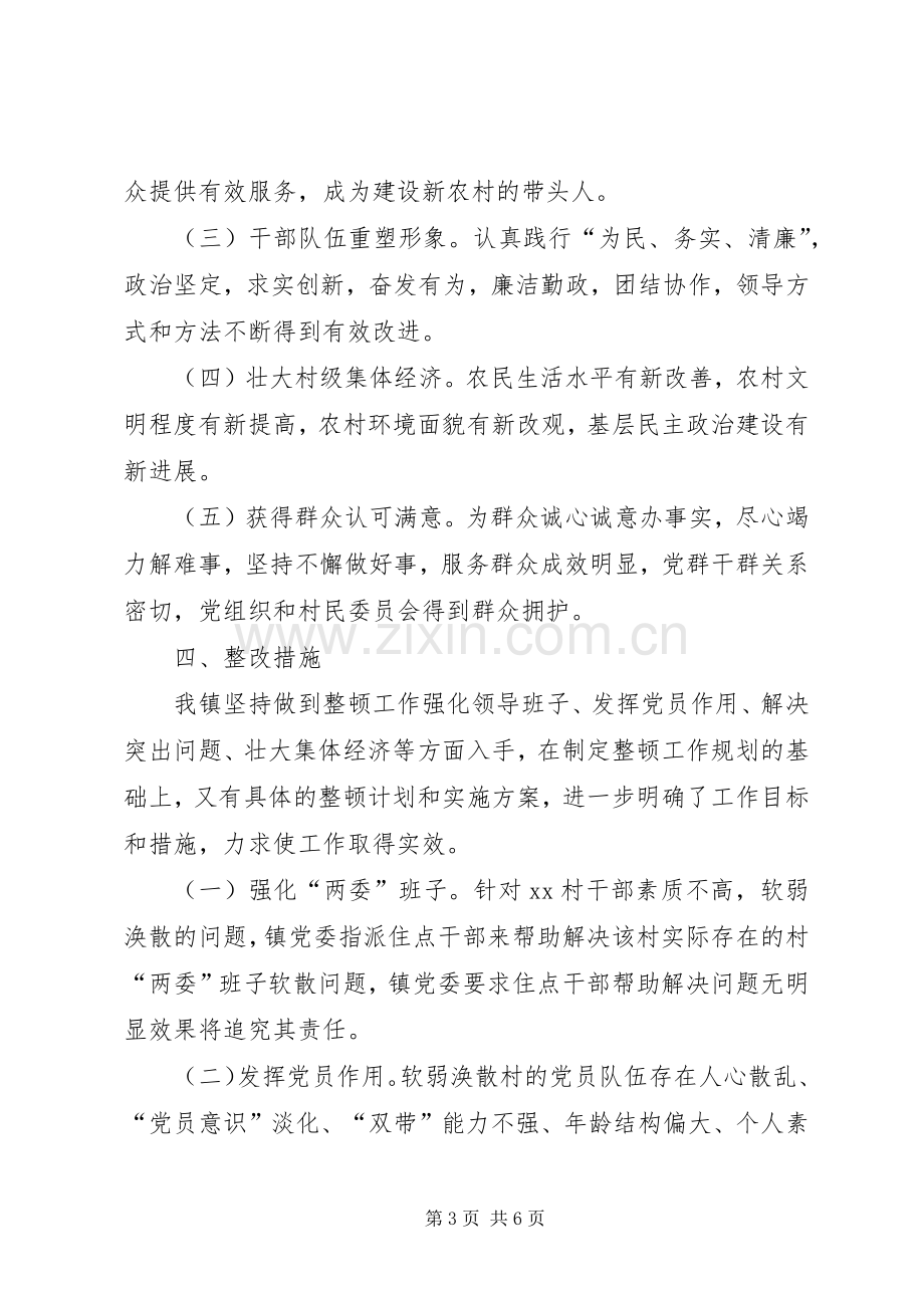 关于XX村党支部整顿转化工作实施方案.docx_第3页