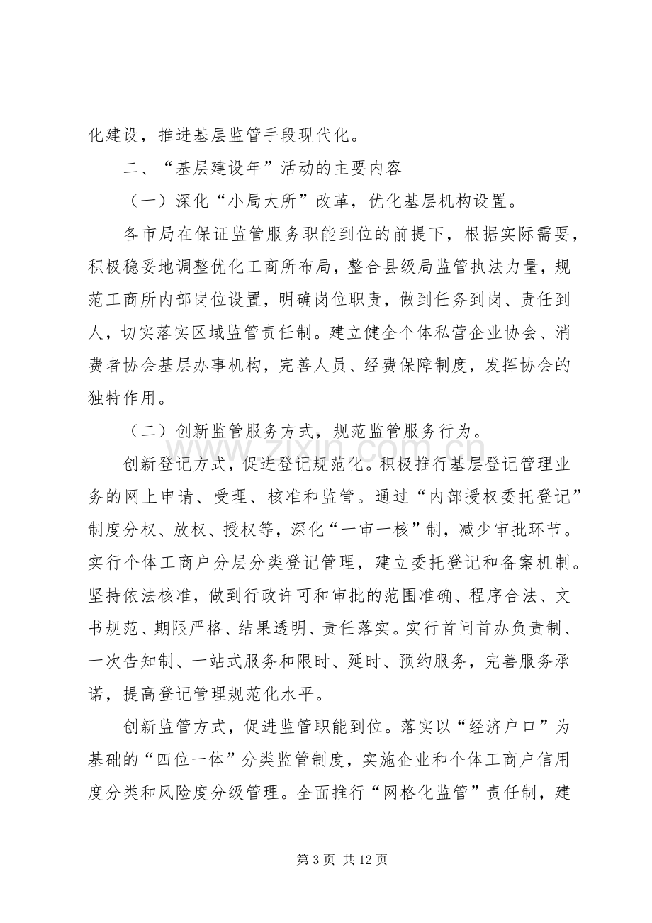 工商局基层建设年活动实施方案.docx_第3页