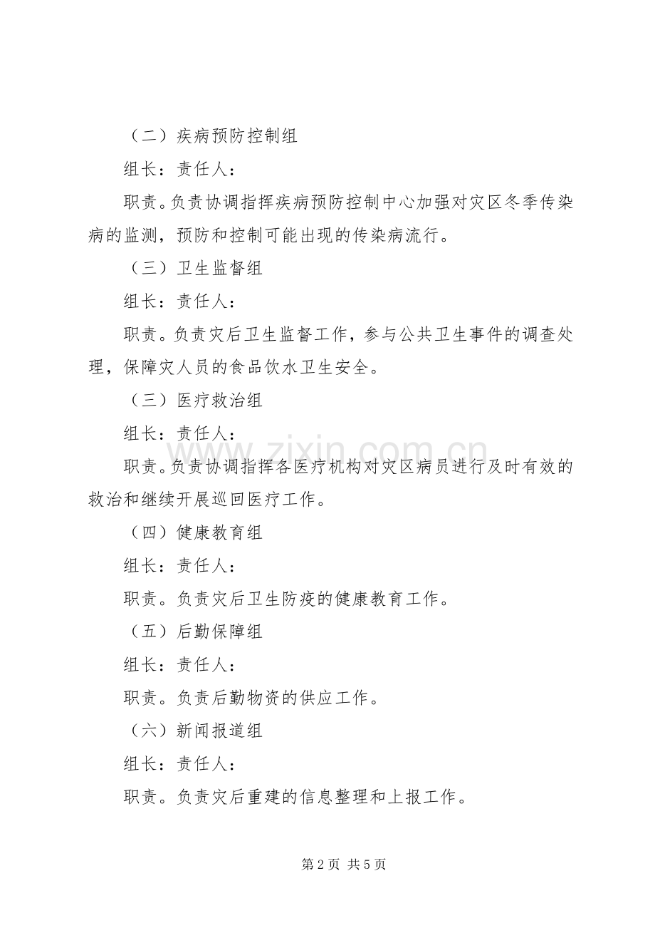 抓重建保民生卫生防疫工作实施方案.docx_第2页