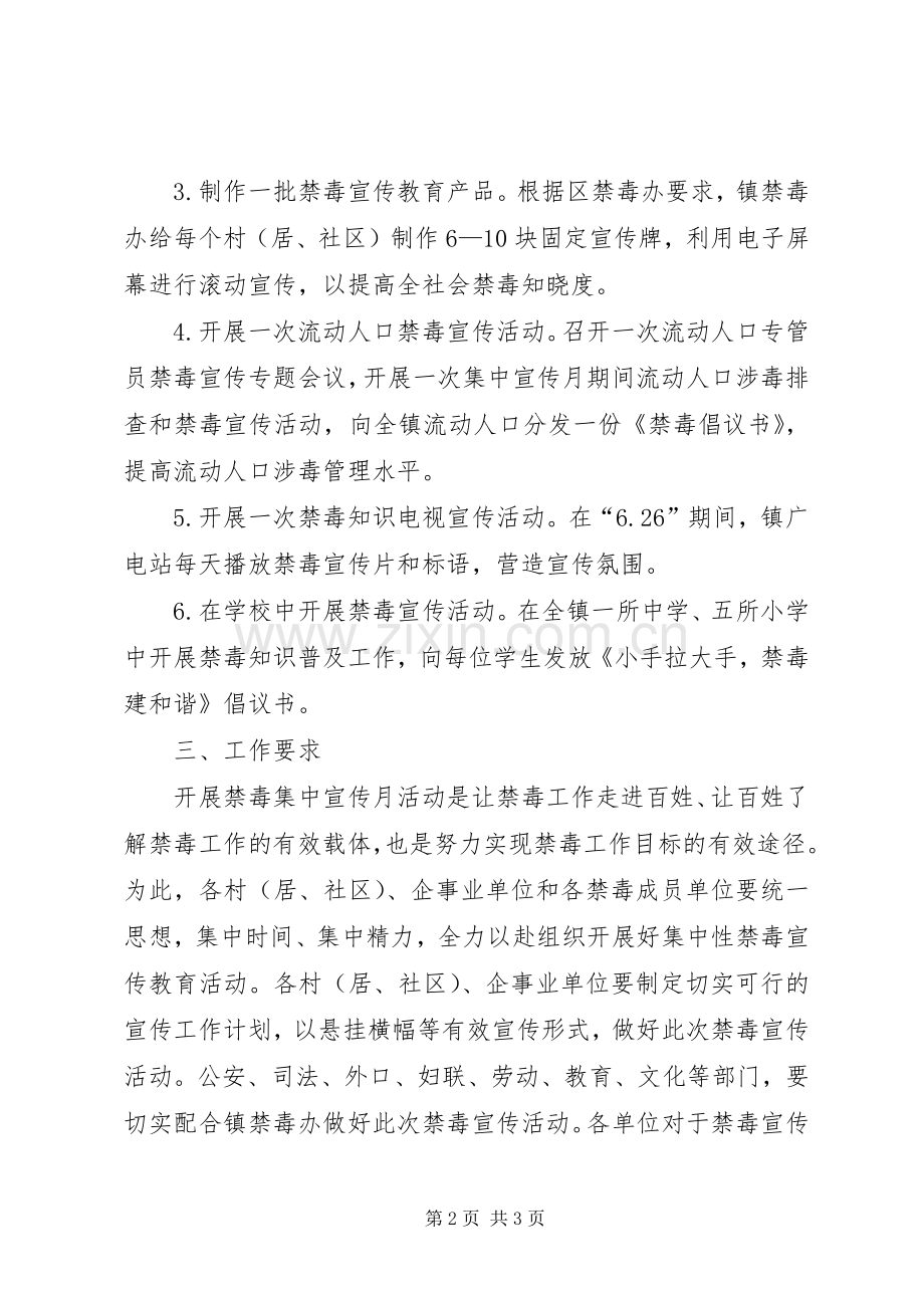 “6.26”集中禁毒宣传教育活动实施方案.docx_第2页