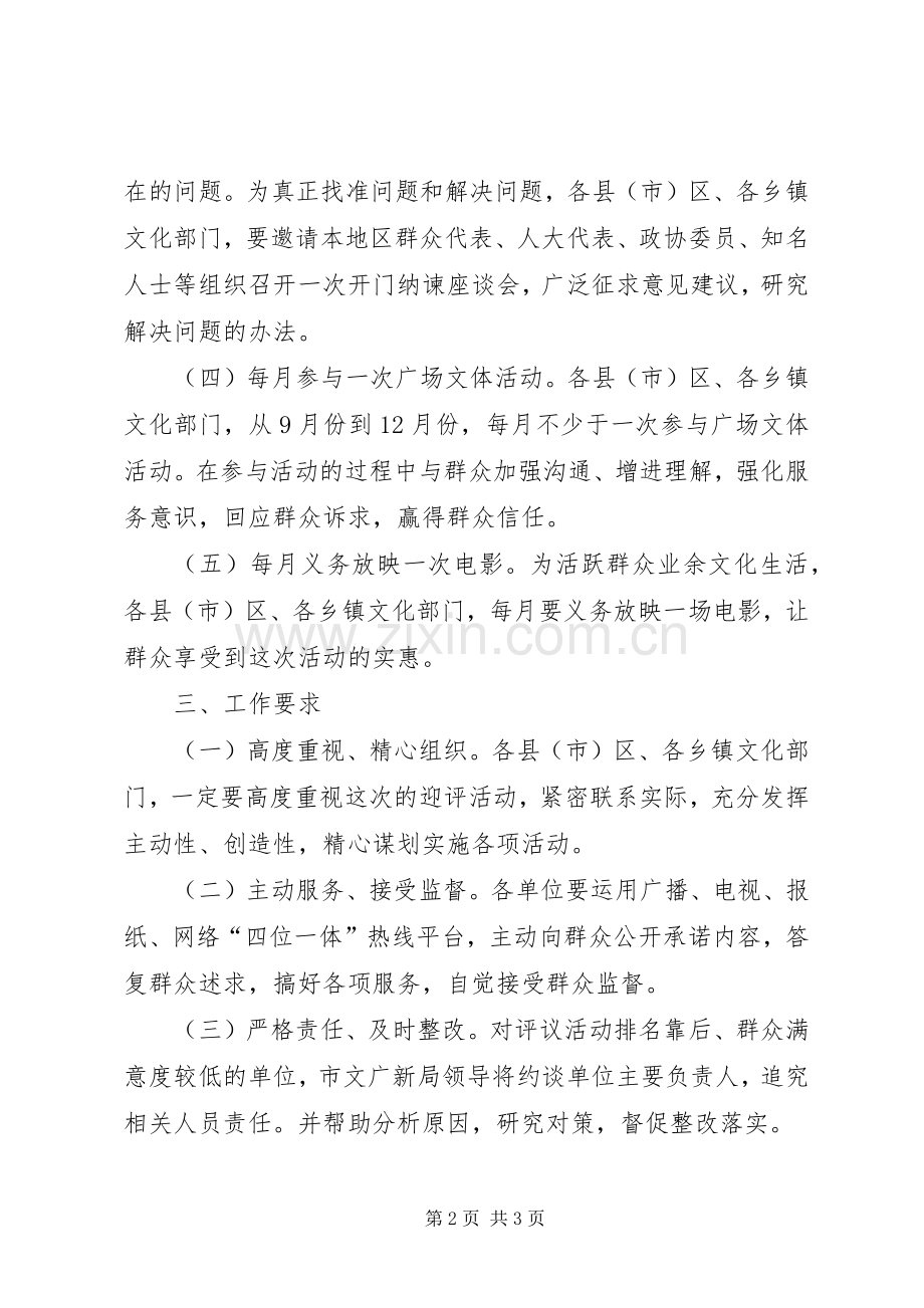 全市政风行风评议方案.docx_第2页