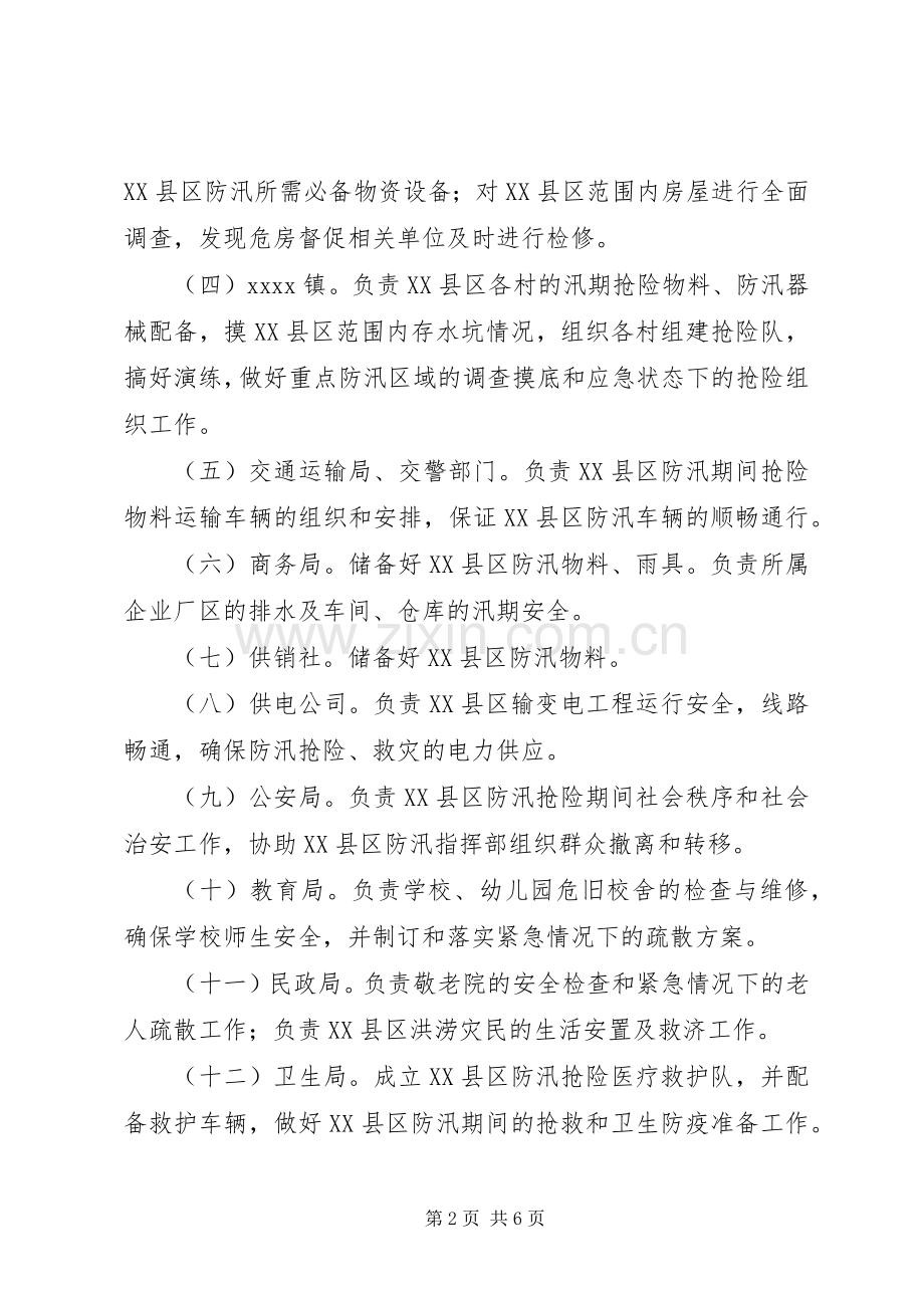 XX县区防汛工作方案.docx_第2页