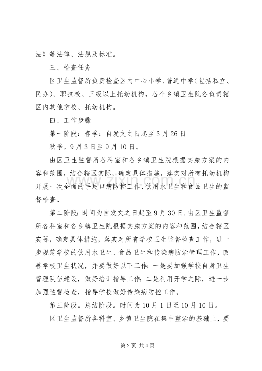 XX年度专项监督检查工作实施方案.docx_第2页