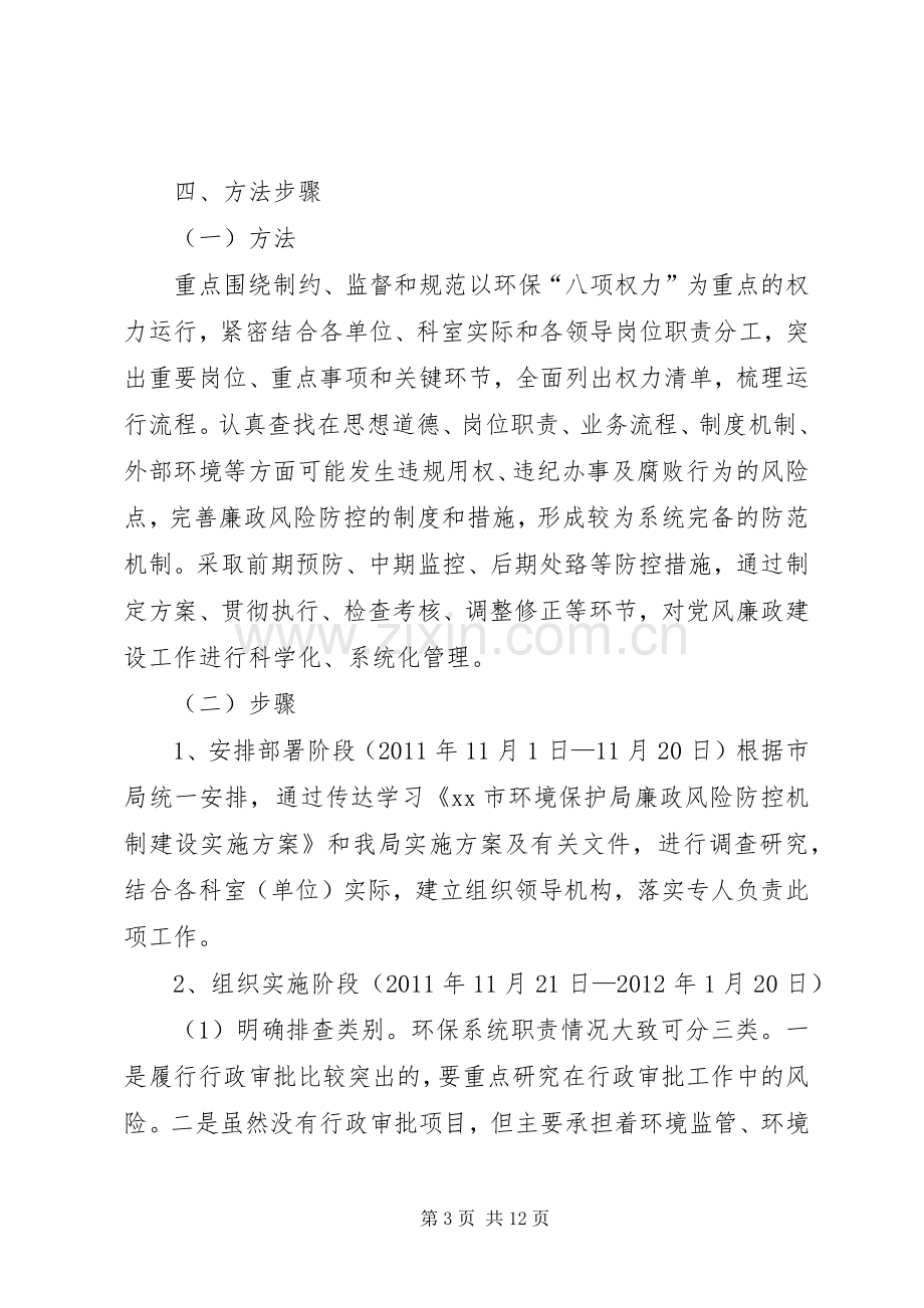 XX县环保局廉政风险防控机制建设方案.docx_第3页