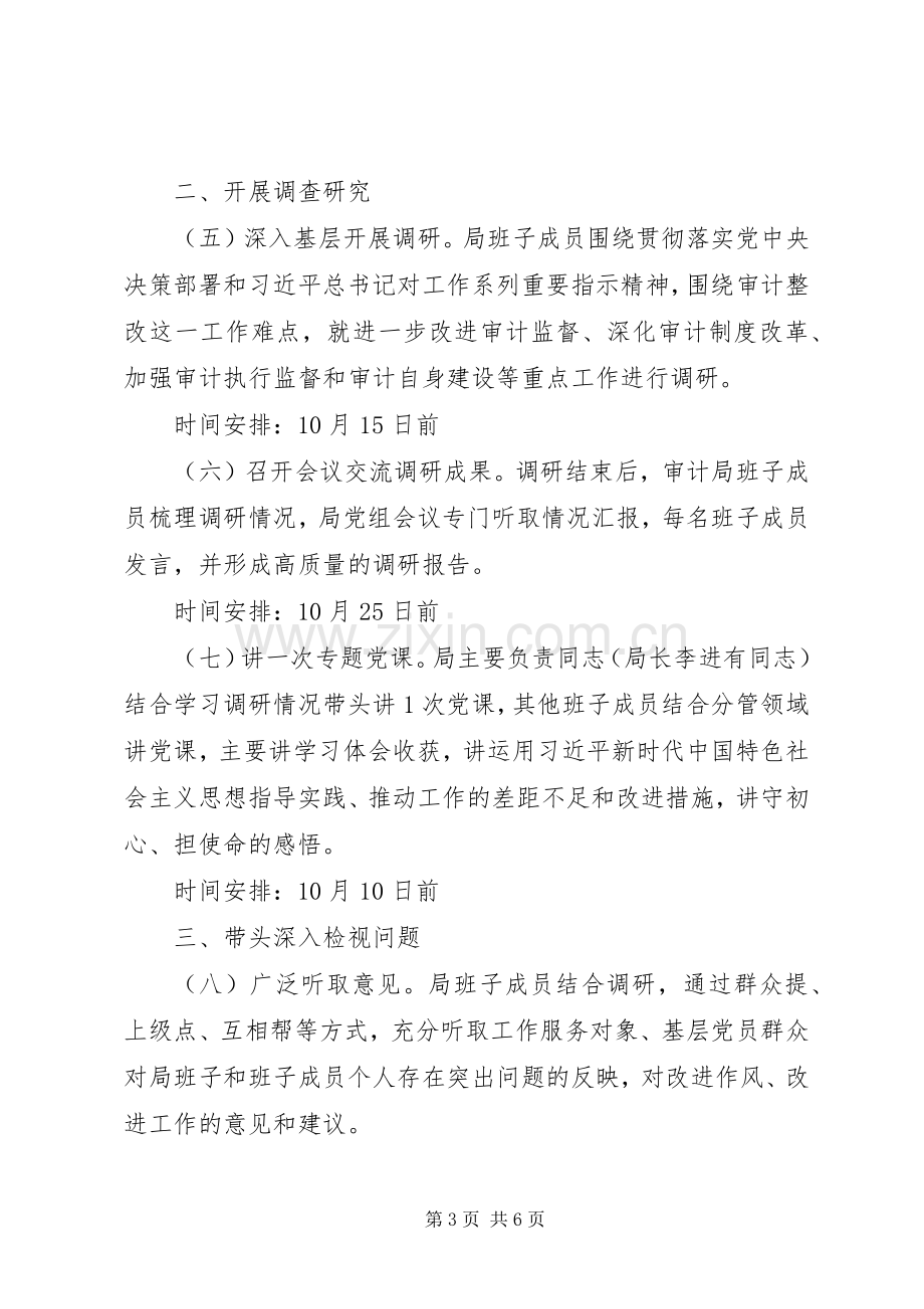 县审计局主题教育工作实施方案.docx_第3页