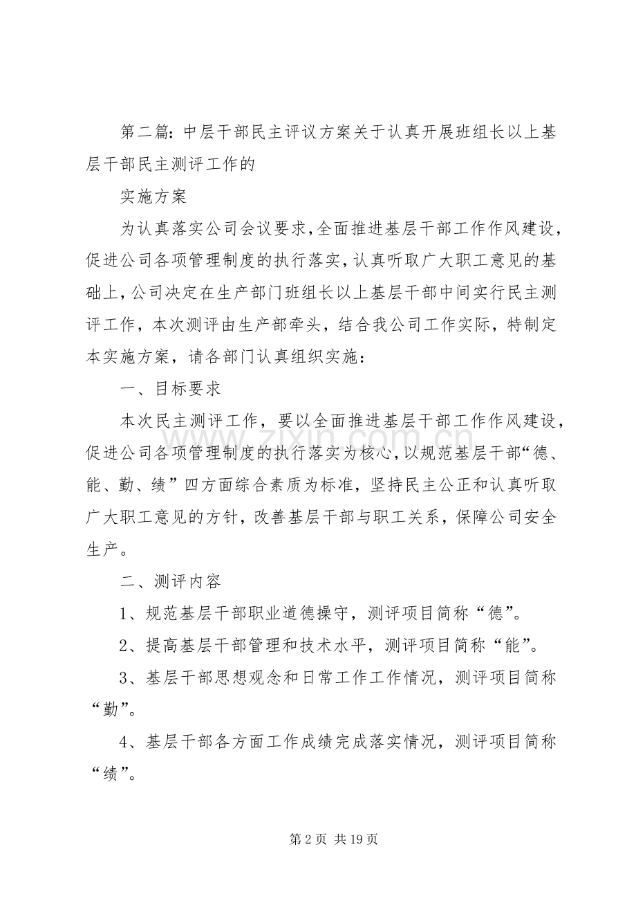 民主评议干部实施方案.docx_第2页