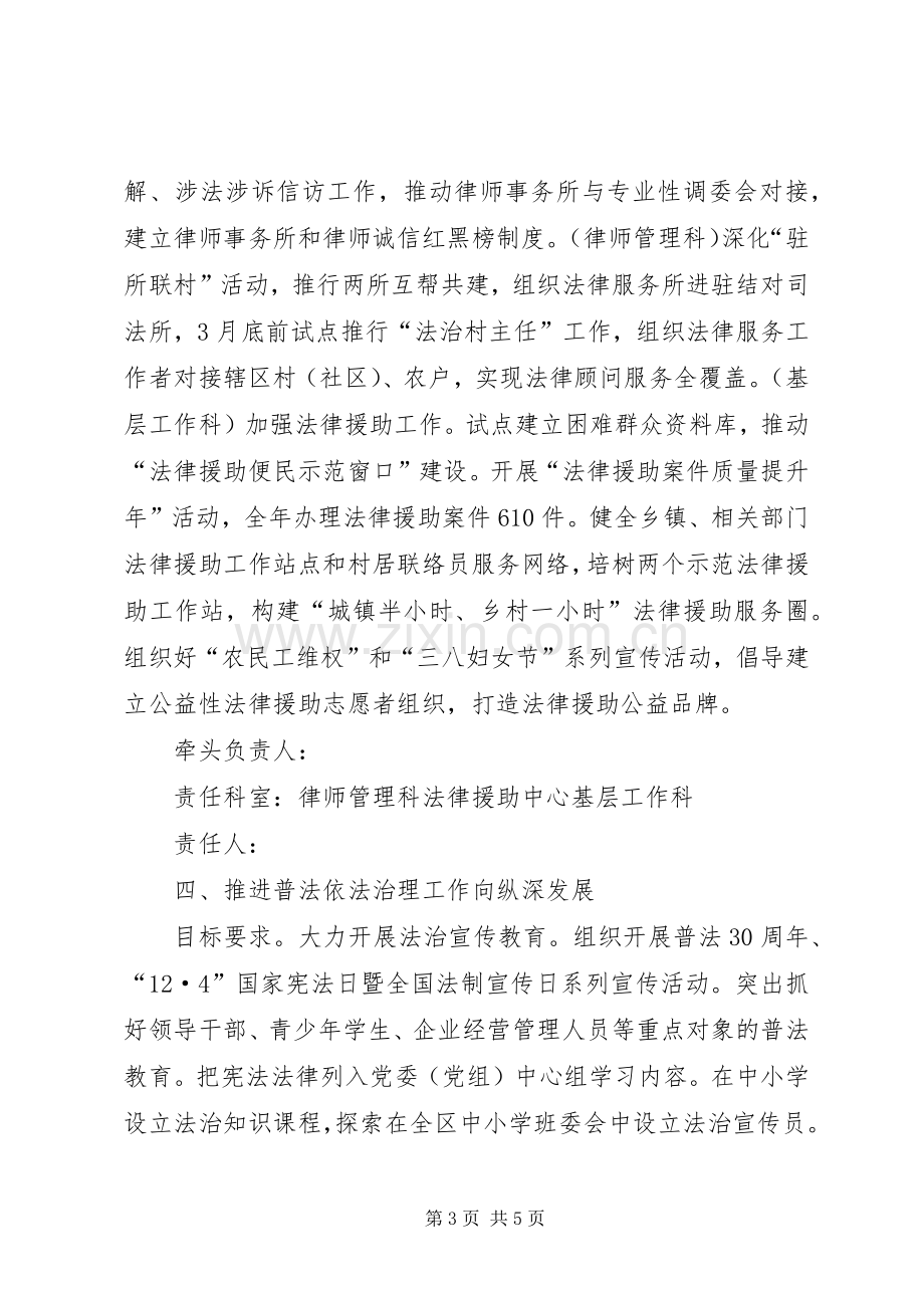 司法行政重点工作分工实施方案.docx_第3页