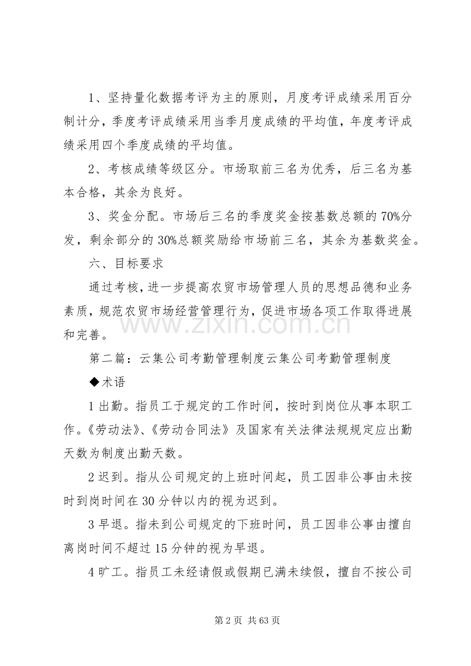 云集公司农贸市场管理考核实施方案.docx_第2页