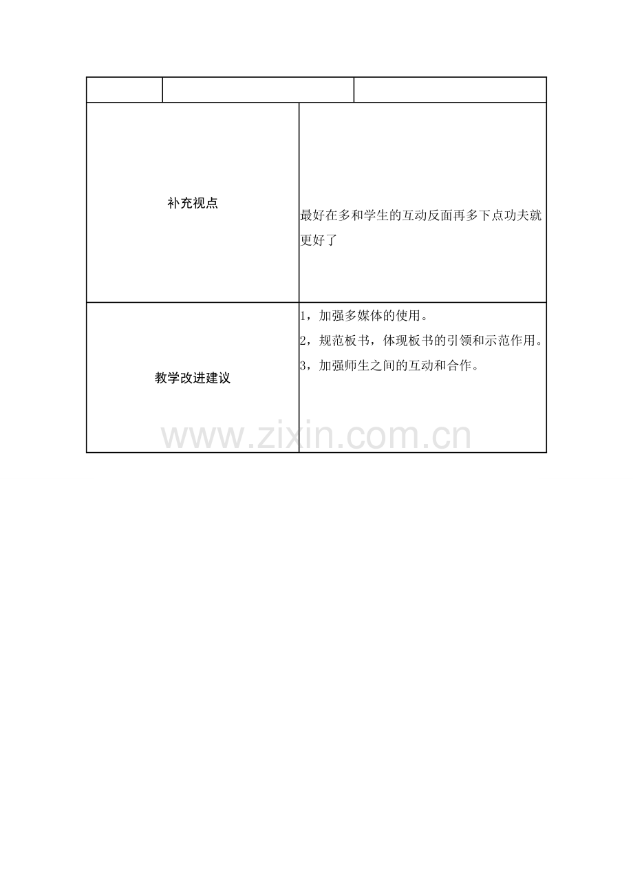 课堂观察记录单.doc_第2页