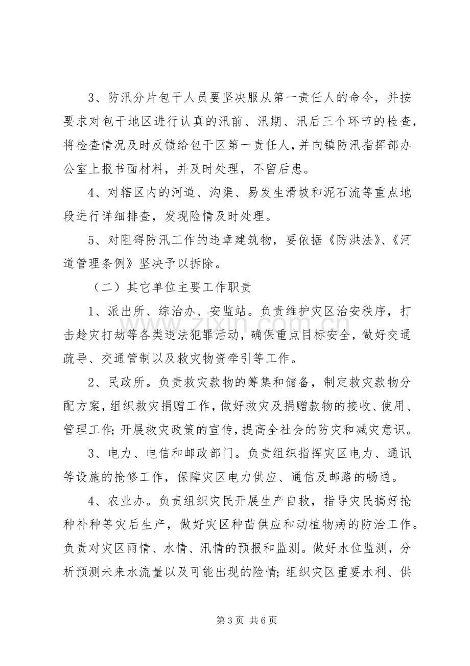 乡镇防汛抢险应急处置预案.docx_第3页