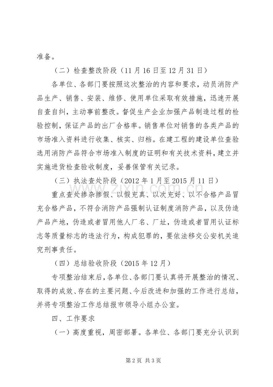 质监局消防整治实施方案.docx_第2页