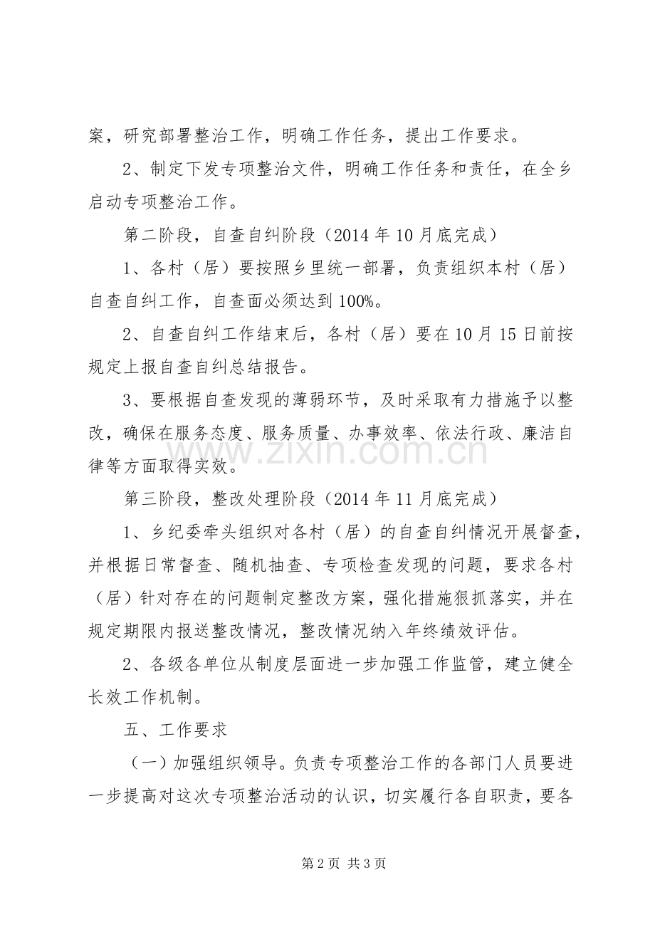 群众办事难问题整治实施方案.docx_第2页