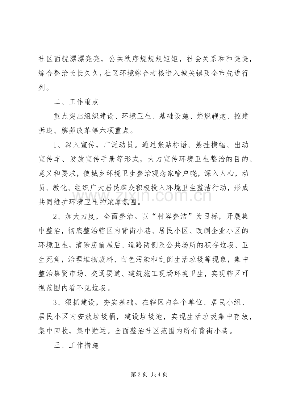 高塘社区环境综合整治行动方案.docx_第2页