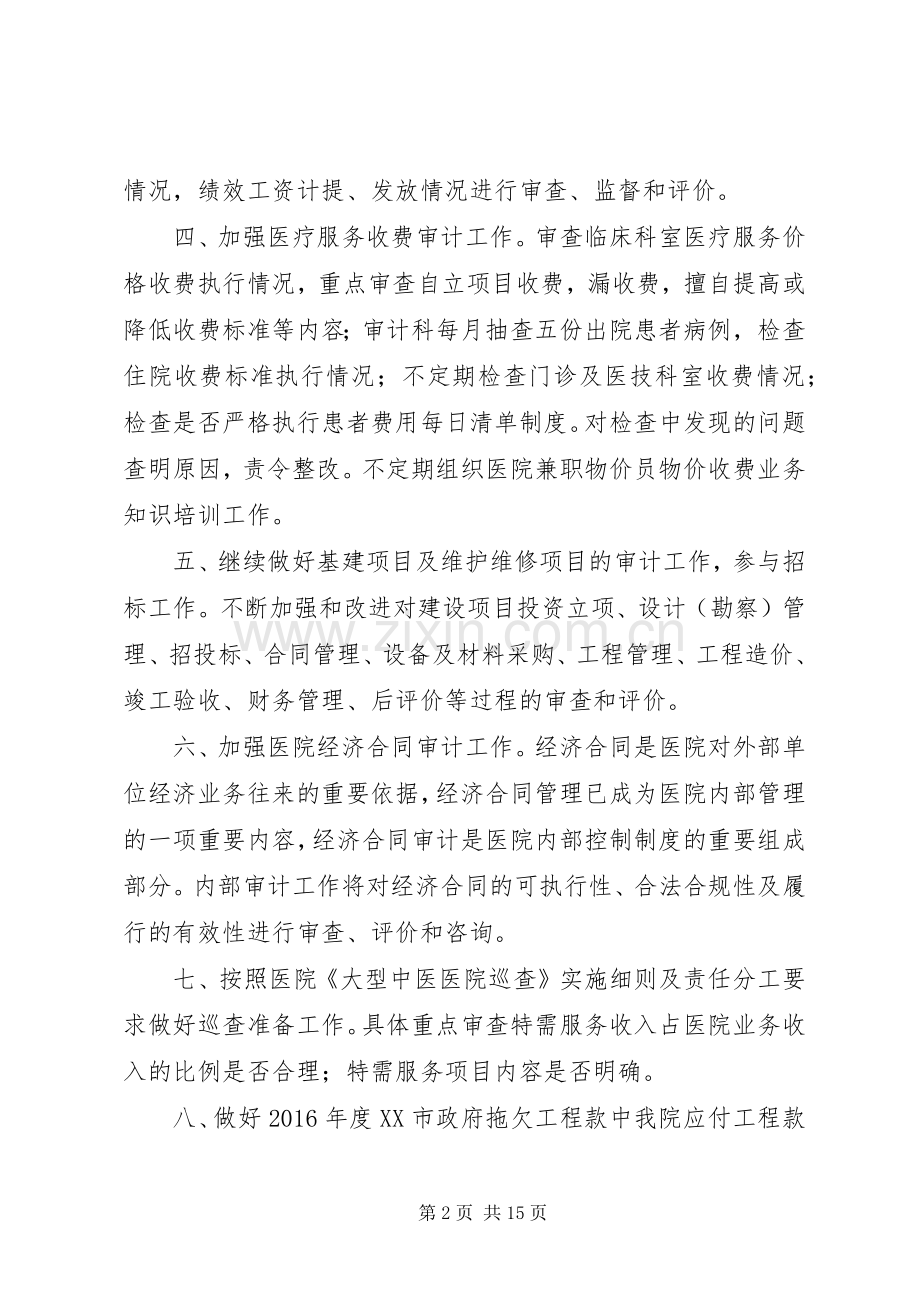 医院内部审计实施方案.docx_第2页