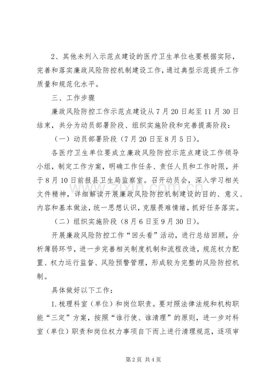 卫生局廉政风险防控方案.docx_第2页