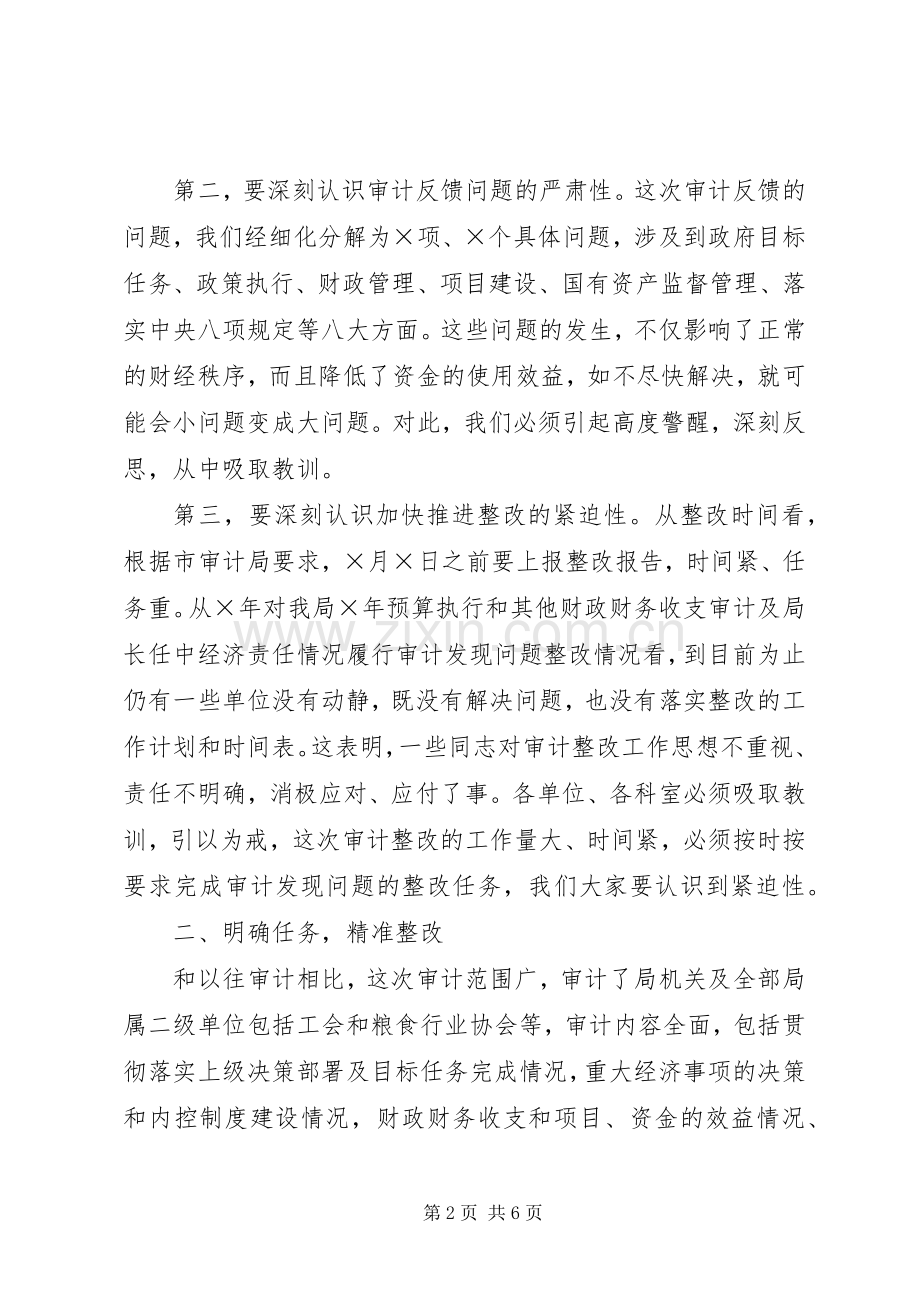 在局审计整改动员会议上的讲话.docx_第2页